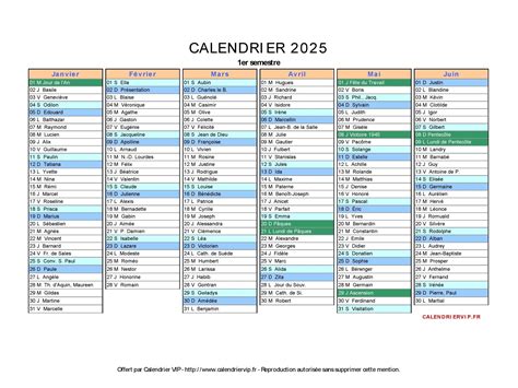 [Gratuit]* Calendrier 2025 à Imprimer PDF et Excel ️.